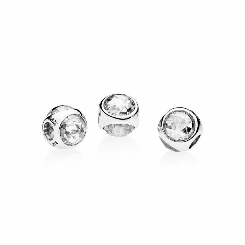 Pandora Radiant Droplet Charm - Sterling Silver/Cubic Zirconia - Canada | IW6929RE